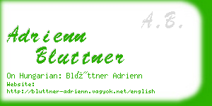 adrienn bluttner business card